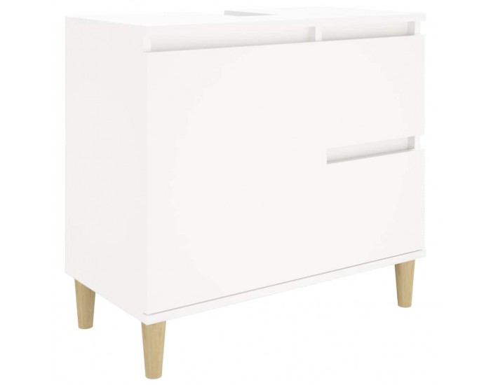 Sonata H Шкаф за баня, бял, 65x33x60 см, инженерно дърво