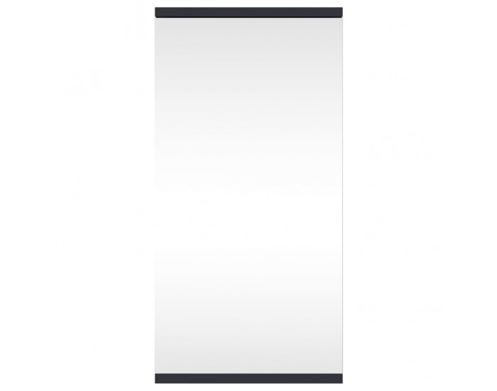 Sonata H Ъглов шкаф с огледало за баня сив 30x24x60 см