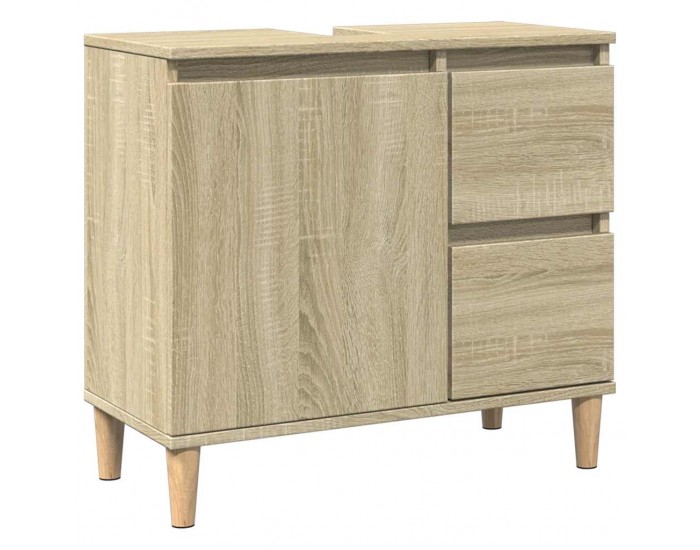 Sonata H Шкаф за баня, сонома дъб, 65x33x60 см, инженерно дърво