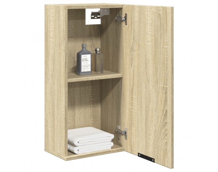 Sonata H Шкаф за баня за стенен монтаж, дъб сонома, 32x20x67 см