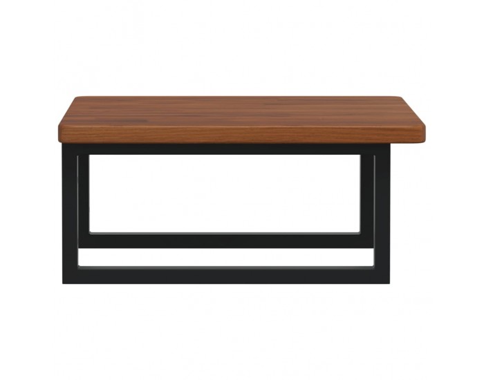 Sonata H Стенен рафт за мивка, стомана и масивно дърво дъб