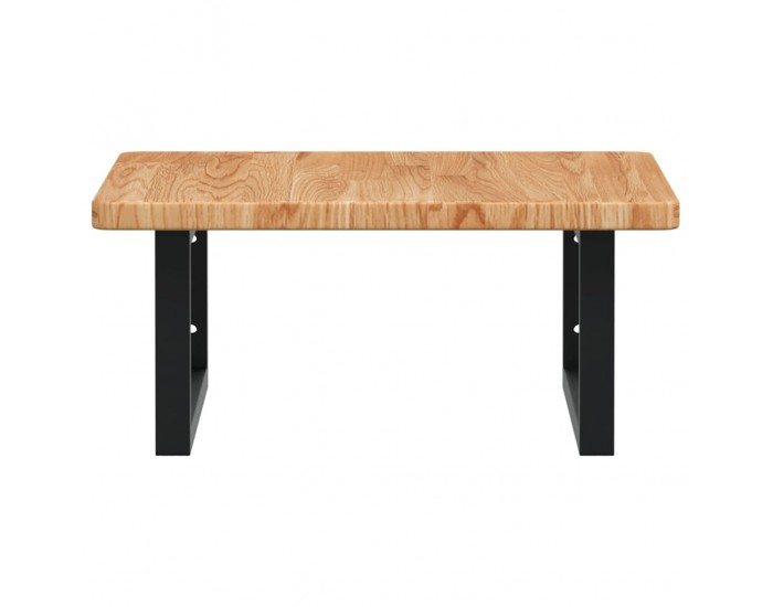 Sonata H Стенен рафт за мивка, стомана и масивно дърво дъб