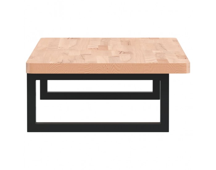 Sonata H Стенен рафт за мивка, стомана и масивно дърво бук