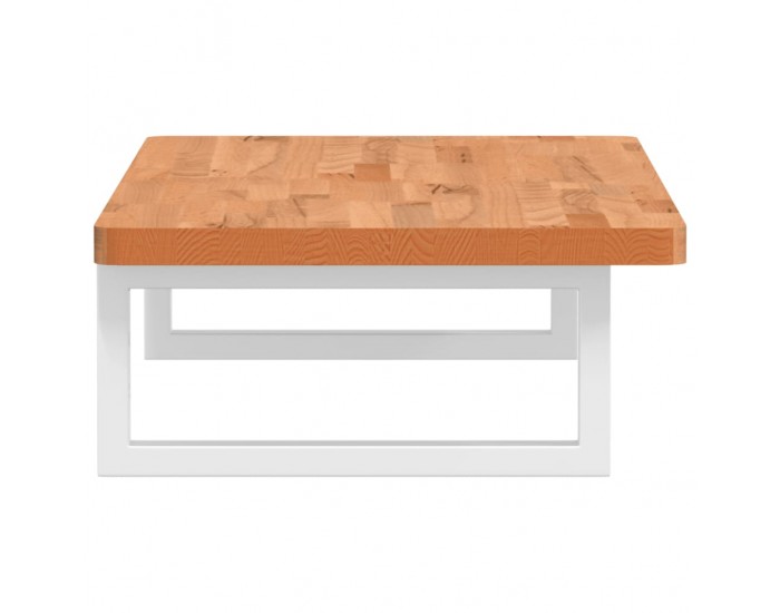 Sonata H Стенен рафт за мивка, стомана и масивно дърво бук