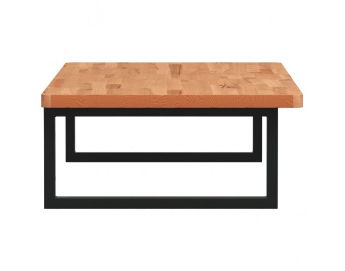 Sonata H Стенен рафт за мивка, стомана и масивно дърво бук