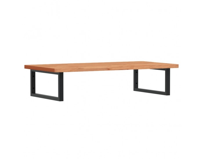 Sonata H Стенен рафт за мивка, стомана и масивно дърво бук