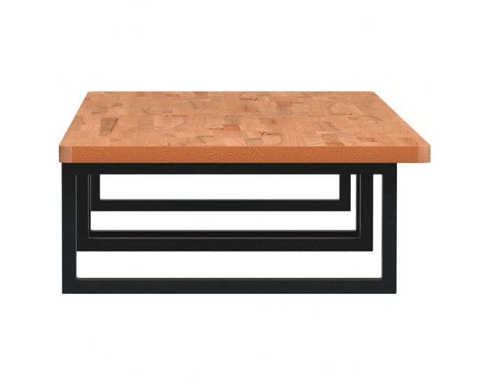 Sonata H Стенен рафт за мивка, стомана и масивно дърво бук