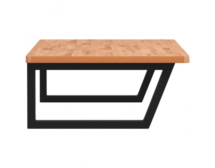 Sonata H Стенен рафт за мивка, стомана и масивно дърво бук