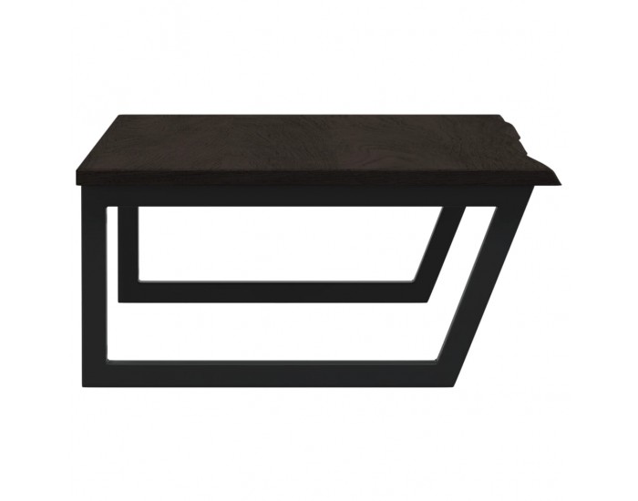 Sonata H Стенен рафт за мивка, стомана и масивно дърво дъб