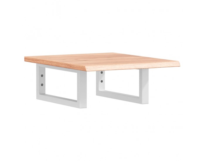 Sonata H Стенен рафт за мивка, стомана и масивно дърво дъб