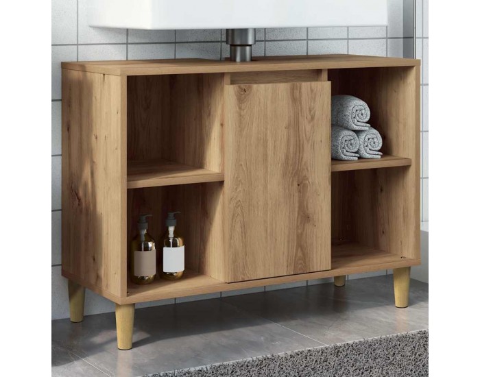 Sonata H Шкаф за баня, дъб артизан, 80x33x60 см, инженерно дърво