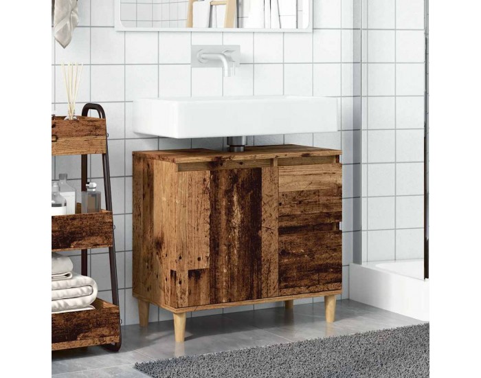 Sonata H Шкаф за мивка, старо дърво, 65x33x60 см, инженерно дърво