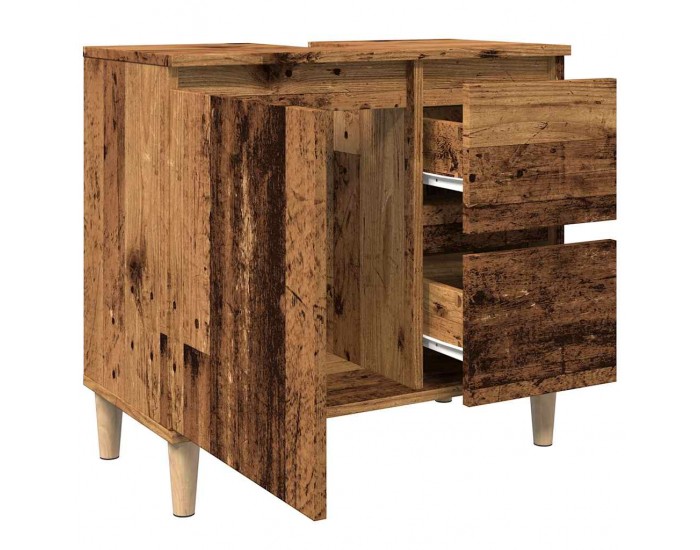 Sonata H Шкаф за мивка, старо дърво, 65x33x60 см, инженерно дърво