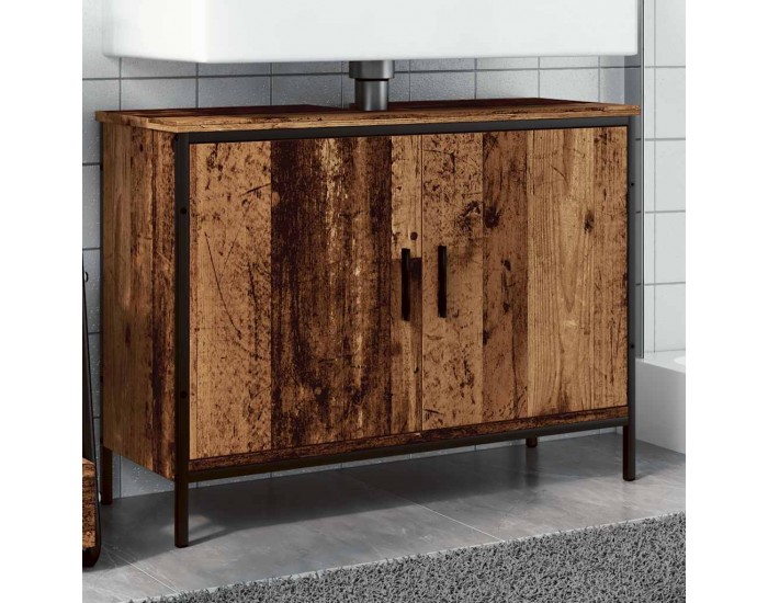 Sonata H Шкаф за мивка, старо дърво, 80x30x60 см, инженерно дърво