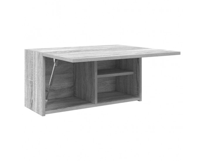 Sonata H Стенен шкаф за баня, сив сонома, 60x25x30 см, инженерно дърво