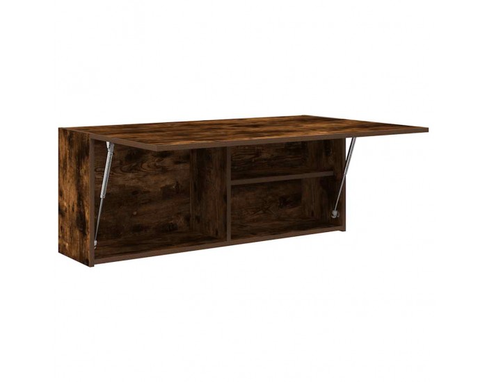 Sonata H Стенен шкаф за баня, опушен дъб, 100x25x40 см, инженерно дърво