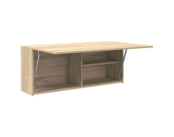 Sonata H Стенен шкаф за баня, дъб сонома, 100x25x40 см, инженерно дърво