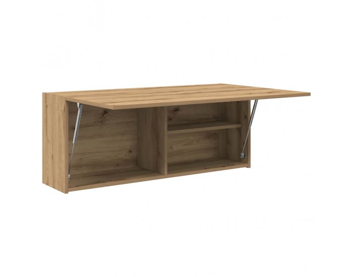 Sonata H Стенен шкаф за баня, дъб артизан, 100x25x40 см, инженерно дърво