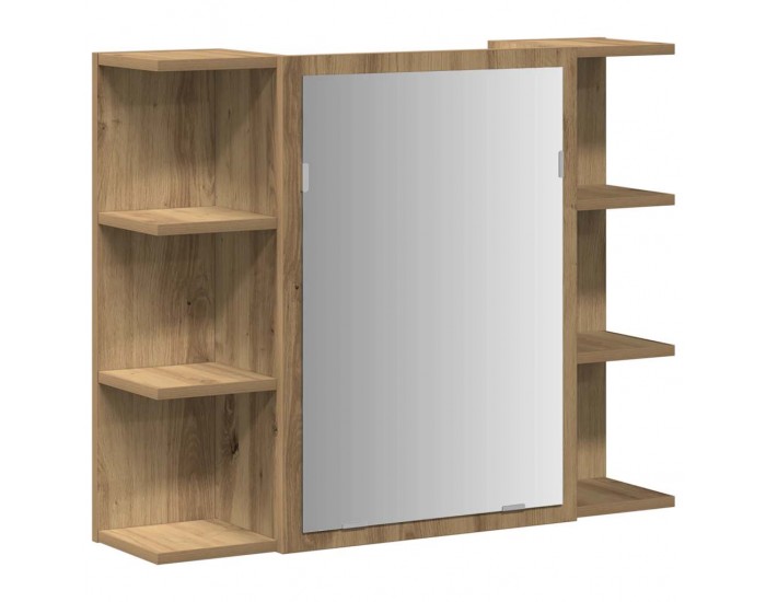 Sonata H Шкаф с огледало за баня Artisan дъб инженерно дърво