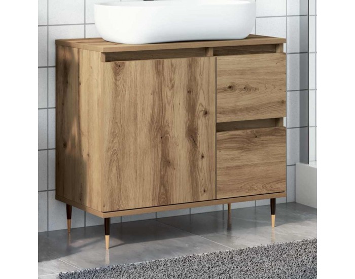 Sonata H Шкаф за баня Artisan Oak 65x33x60 cm Инженерна дървесина