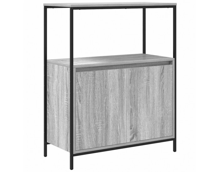 Sonata H Шкаф за баня с рафтове сив сонома 76,5x35x95 cm