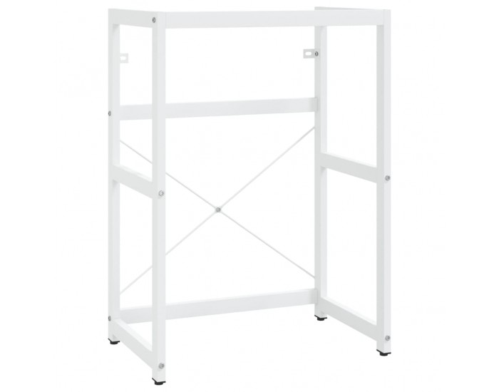 Sonata H Рамка за мивка за баня с вграден умивалник, бяла, желязна