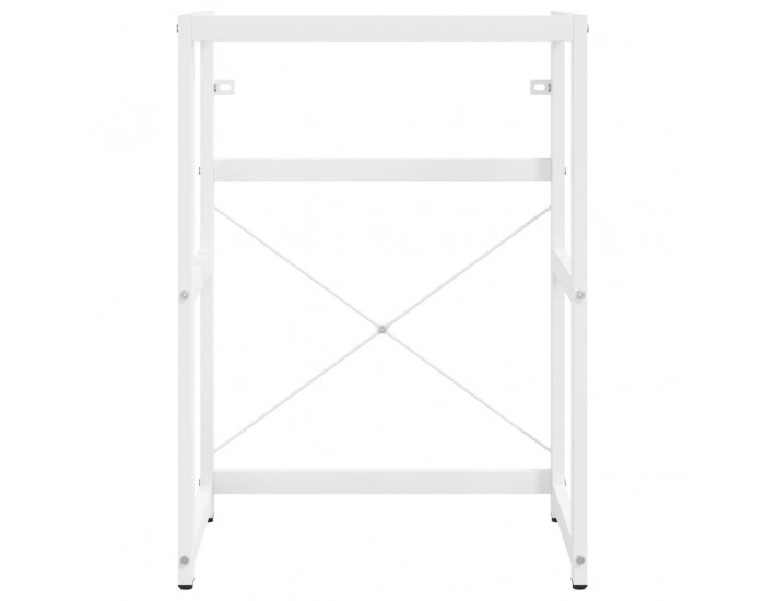 Sonata H Рамка за мивка за баня с вграден умивалник, бяла, желязна