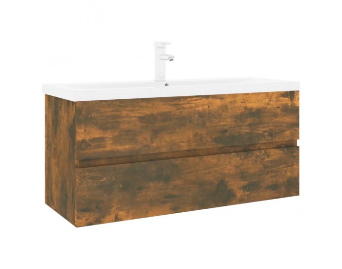 Sonata H Шкаф за мивка с вградена мивка, опушен дъб, инженерно дърво