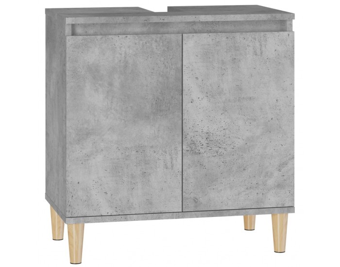 Sonata H Шкаф за мивка, бетонно сиво, 58x33x60 см, инженерно дърво