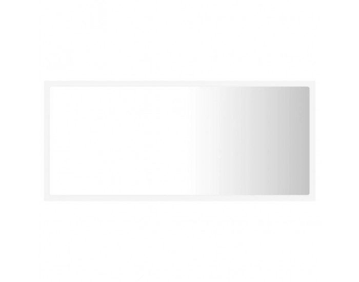 Sonata H LED огледало за баня, бяло, 90x8,5x37 см, акрил