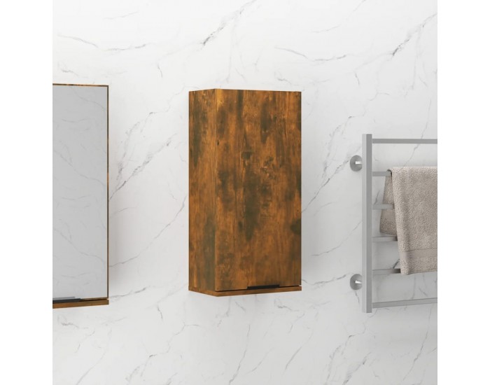 Sonata H Шкаф за баня за стенен монтаж, опушен дъб, 32x20x67 см