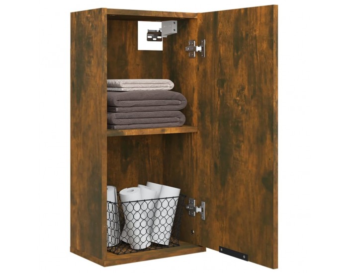 Sonata H Шкаф за баня за стенен монтаж, опушен дъб, 32x20x67 см