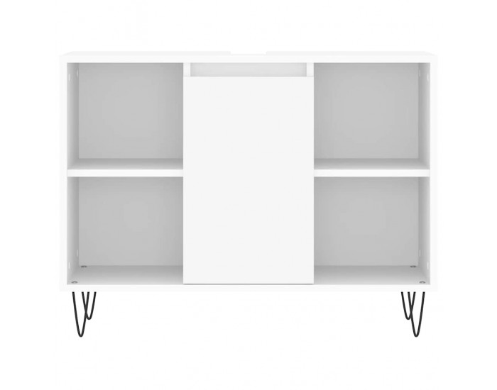 Sonata H Шкаф за баня, бял, 80x33x60 см, инженерно дърво