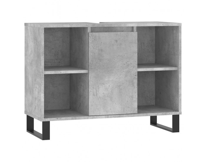 Sonata H Шкаф за баня, бетонно сив, 80x33x60 см, инженерно дърво