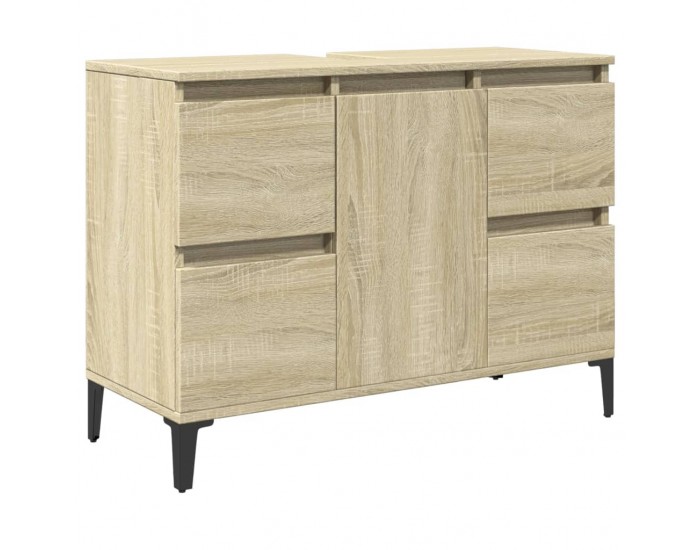 Sonata H Шкаф за мивка, дъб сонома, 80x33x60 см, инженерно дърво