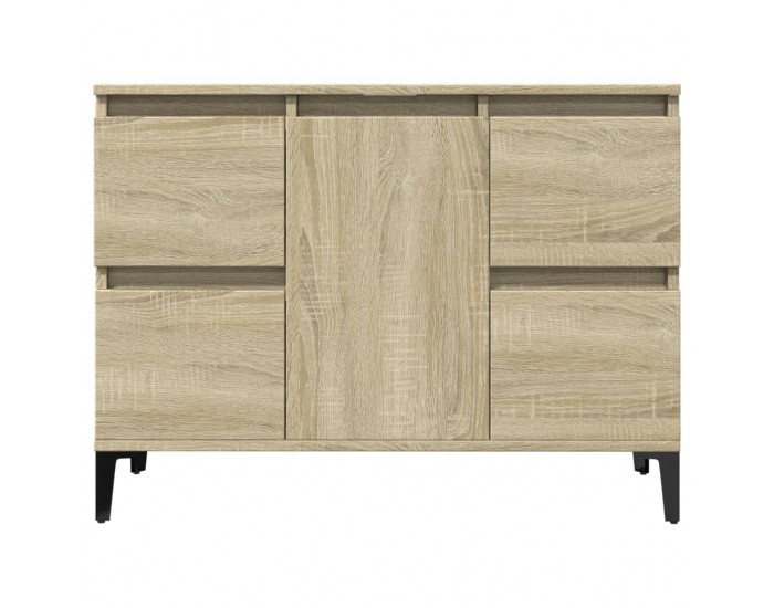 Sonata H Шкаф за мивка, дъб сонома, 80x33x60 см, инженерно дърво