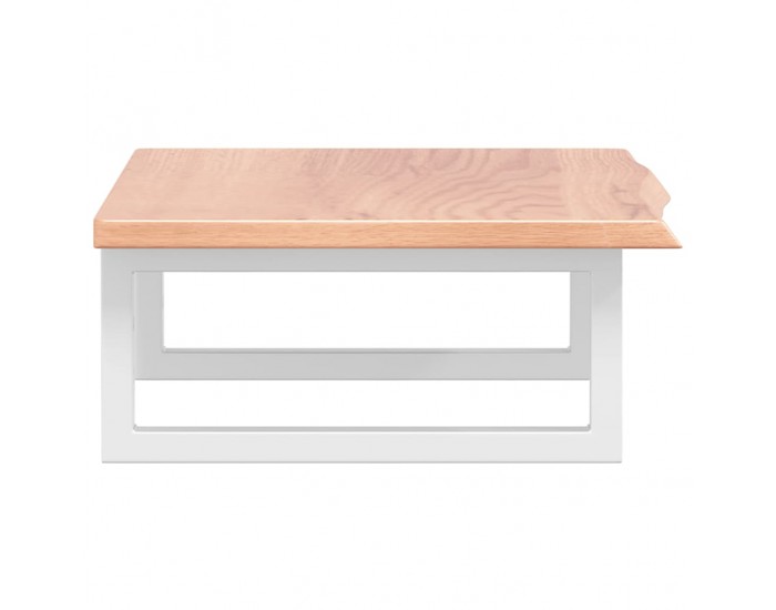 Sonata H Стенен рафт за мивка, стомана и масивно дърво дъб