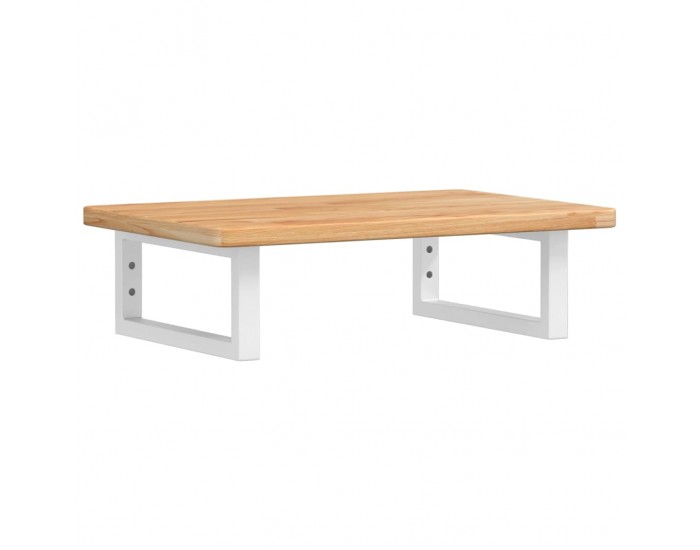 Sonata H Стенен рафт за мивка, стомана и масивно дърво дъб