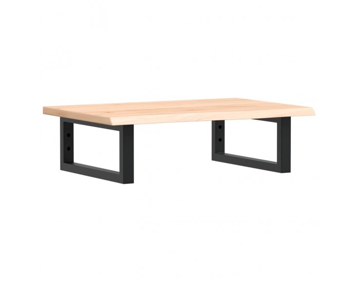 Sonata H Стенен рафт за мивка, стомана и масивно дърво дъб