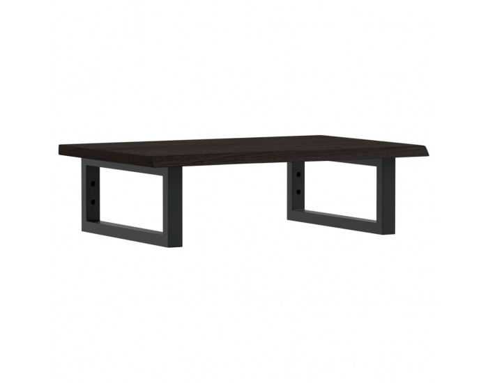 Sonata H Стенен рафт за мивка, стомана и масивно дърво дъб