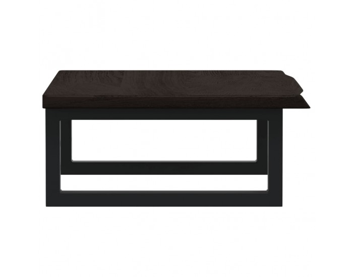 Sonata H Стенен рафт за мивка, стомана и масивно дърво дъб