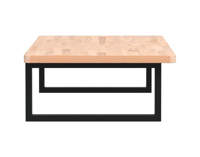 Sonata H Стенен рафт за мивка, стомана и масивно дърво бук