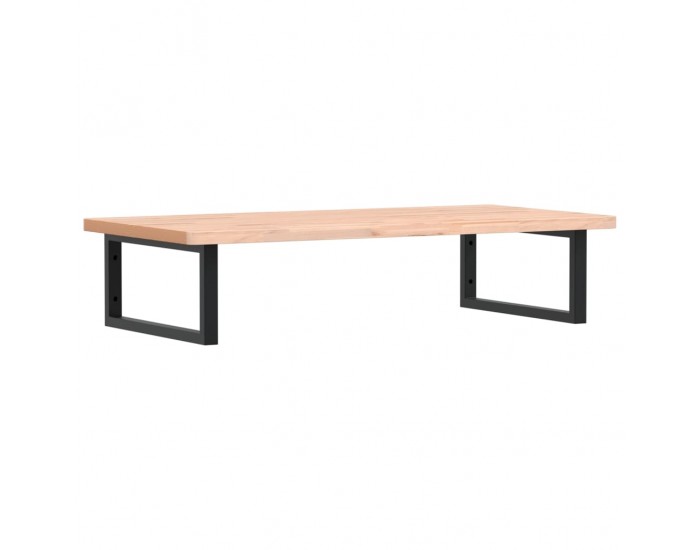 Sonata H Стенен рафт за мивка, стомана и масивно дърво бук