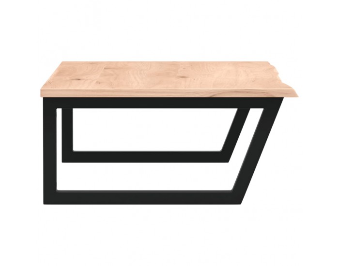 Sonata H Стенен рафт за мивка, стомана и масивно дърво дъб