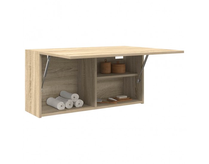 Sonata H Стенен шкаф за баня, дъб сонома, 80x25x40 см, инженерно дърво