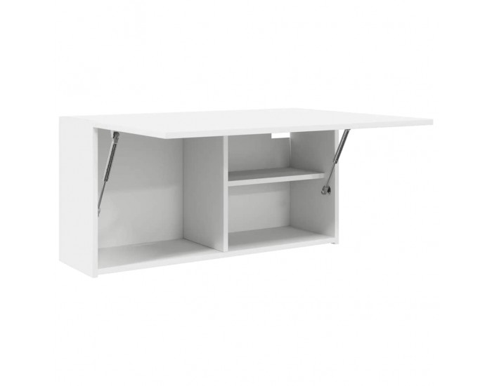 Sonata H Стенен шкаф за баня, бял, 80x25x40 см, инженерно дърво