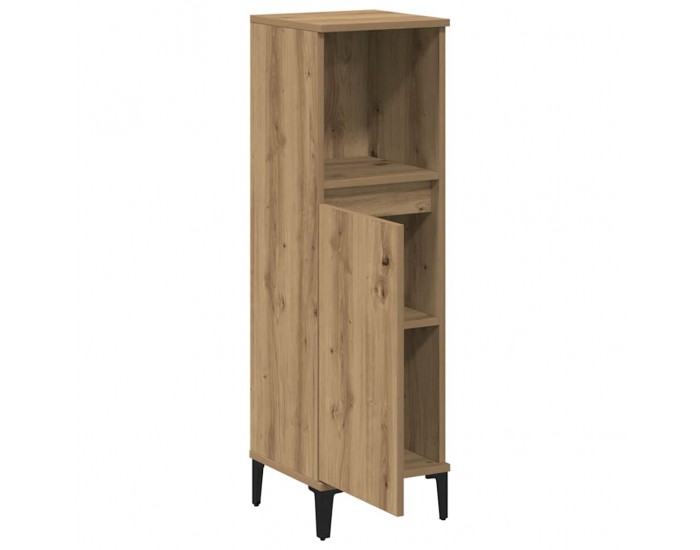 Sonata H Шкаф за баня, дъб артизан, 30x30x100 см, инженерно дърво