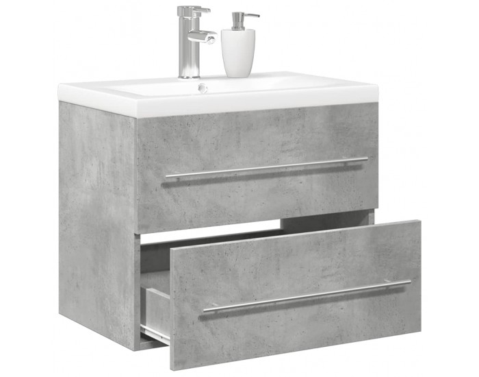 Sonata H Комплект мебели за баня от 2 части бетонно сив инженерно дърво