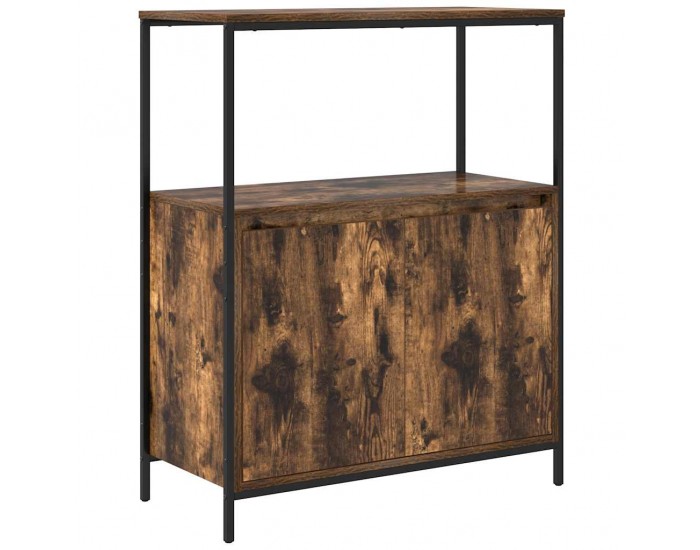 Sonata H Шкаф за баня с рафтове опушен дъб 76,5x35x95 cm