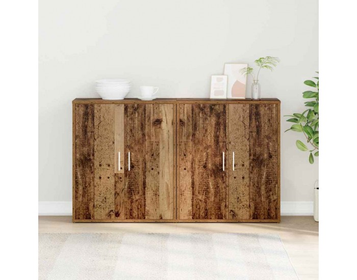 Sonata H Висок шкаф 2 pcs Старо дърво 60 x 31 x 70 см Инженерно дърво